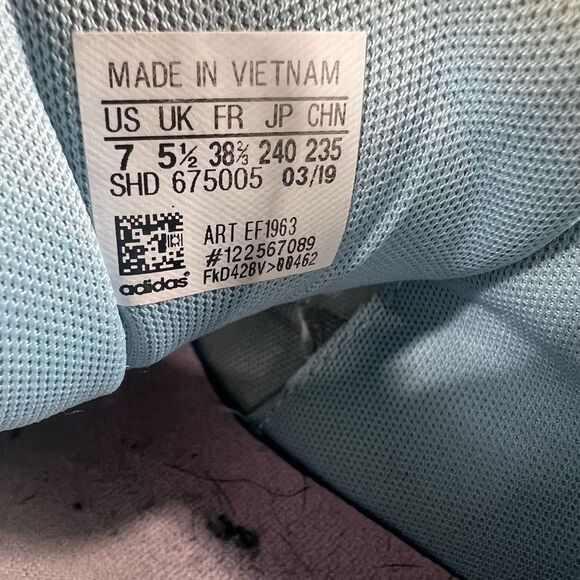 Adidas Womens‎ Torsion Wide Fit Falcon Sneaker Shoe Blue Tint Size 7 - Picture 8 of 8